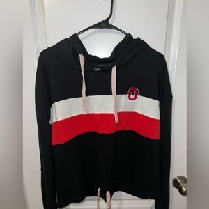 Ohio state buckeyes gameday cropped hoodie! Size xxl.